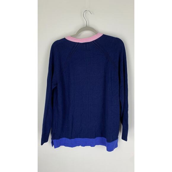 Talbots Womens Blue Pink Long Sleeve Button Up Cardigan Sweater Size PXL NWT - Picture 5 of 13